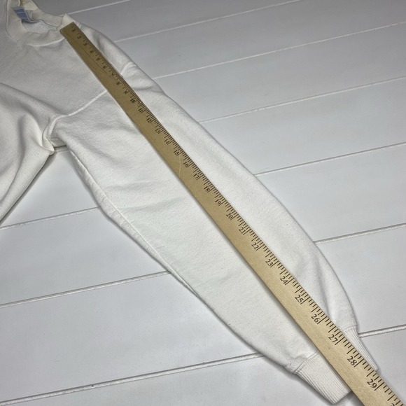 Vintage Gildan Sweatshirt‎ White Three Puppies Size M - Picture 8 of 11